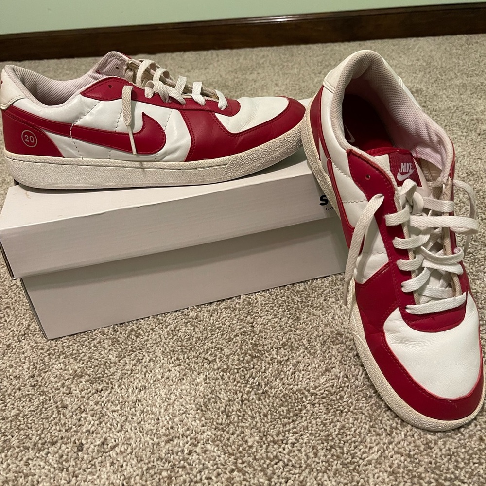 Nike Red & White 20 Sneakers